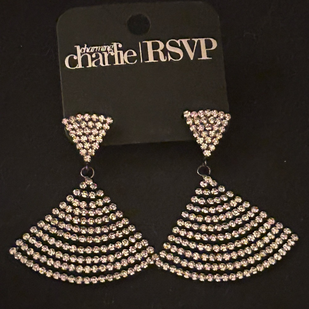 Charming Charlie rhinestone earrings